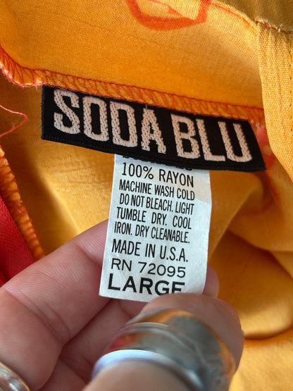 Soda Blu 90's Tie Back Dress | Size L