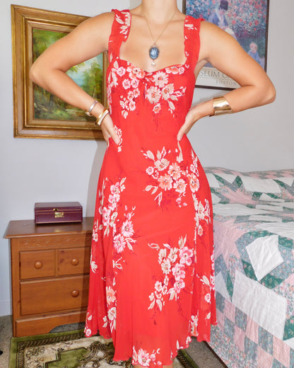 Carrie Floral Midi | Size M