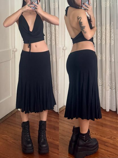 Y2K Midi Skirt | Size 26" Waist
