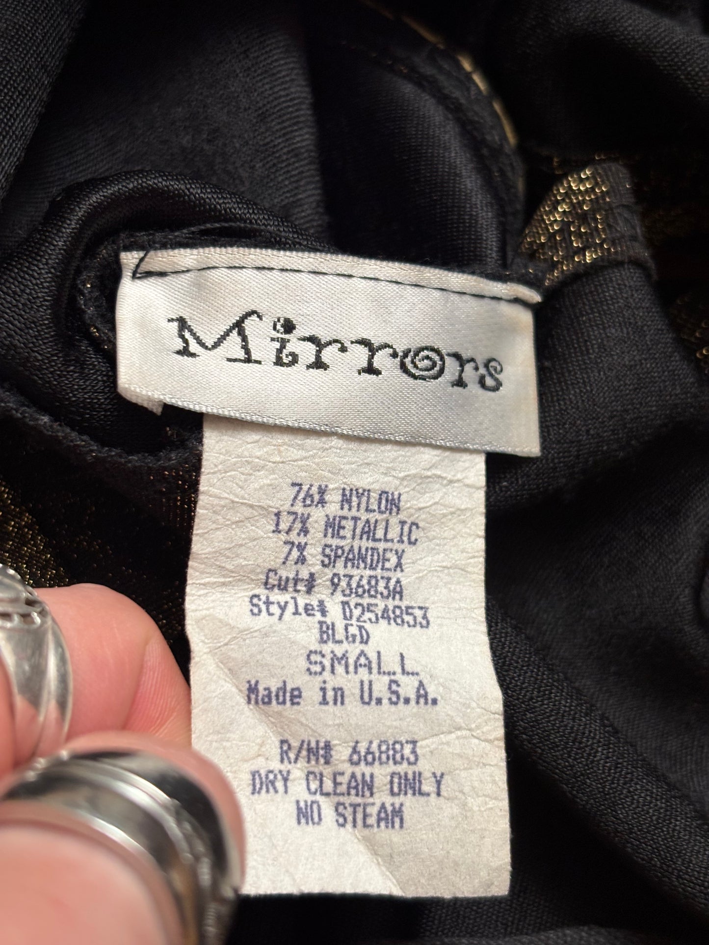 Mirrors 90's Fringe Top | Size S