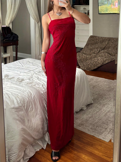 Pia 90's Embellished Dress | Size L