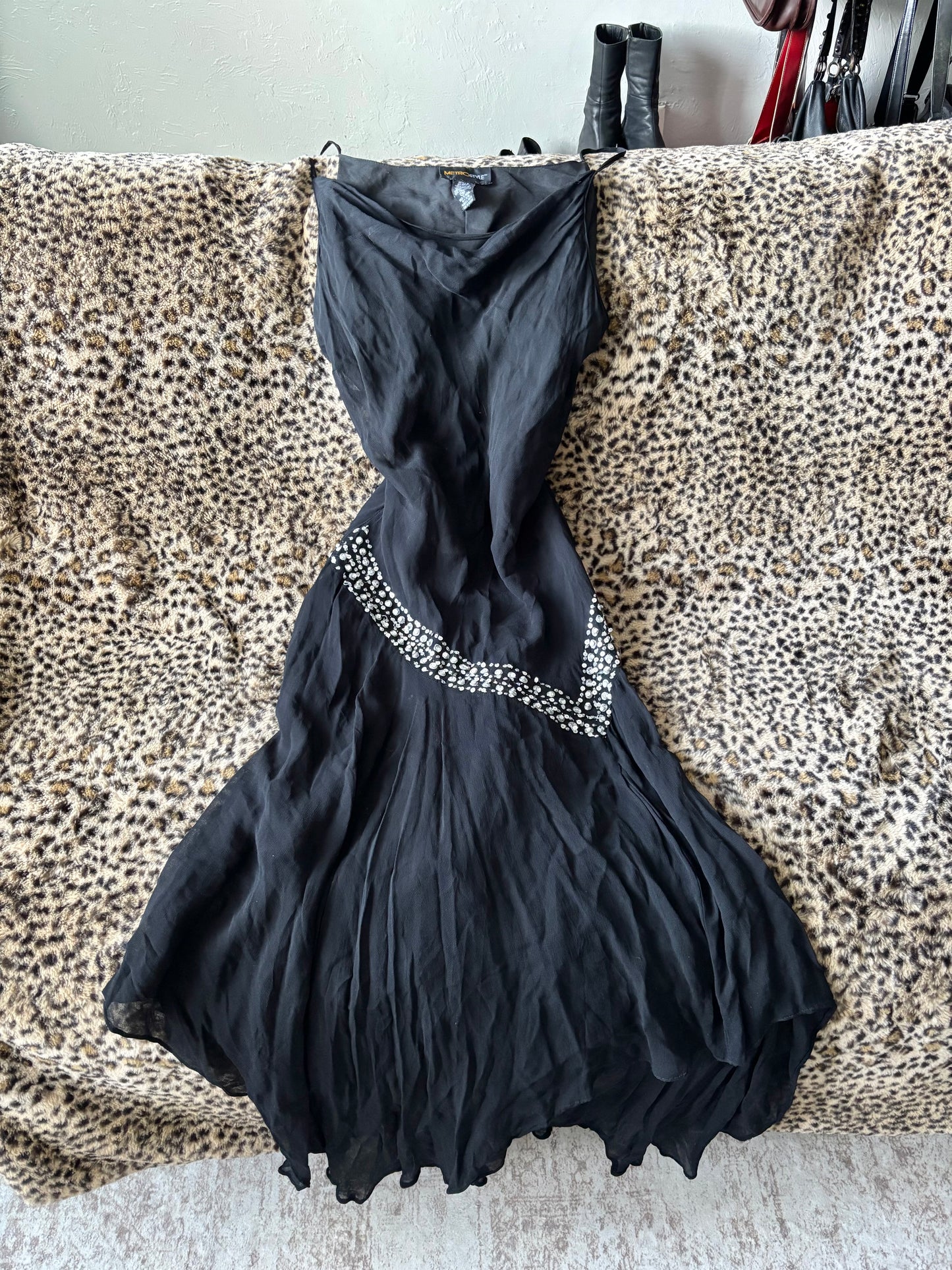 Metro Style 00's Asymmetric Dress | Size XL