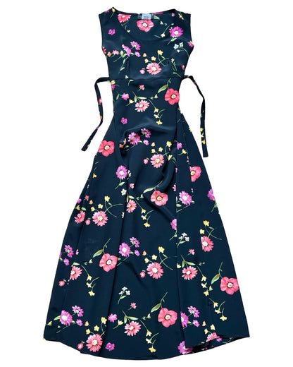 Metro 90's Tie Back Dress | Size M