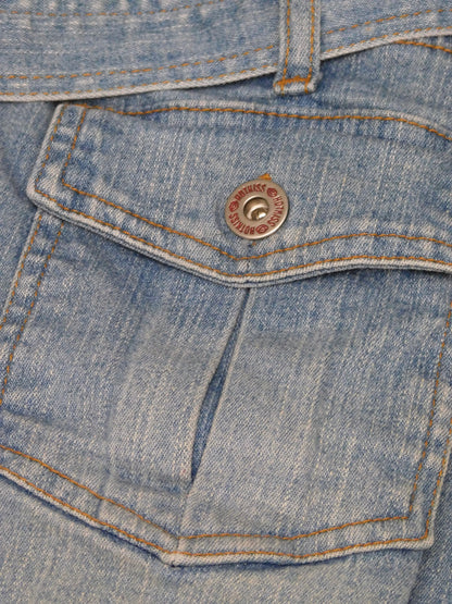 Hot Kiss Denim Romper | Size L