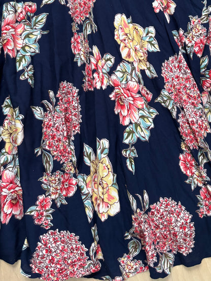 Floral 00’s Maxi Skirt | 32” waist
