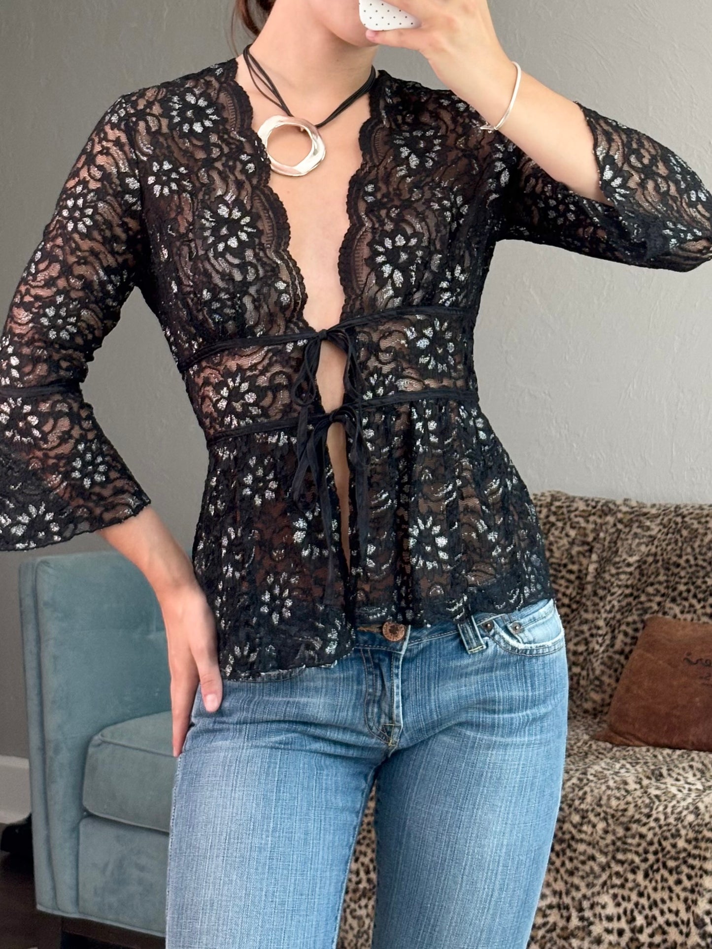 INC 00's Lace Top | Size S