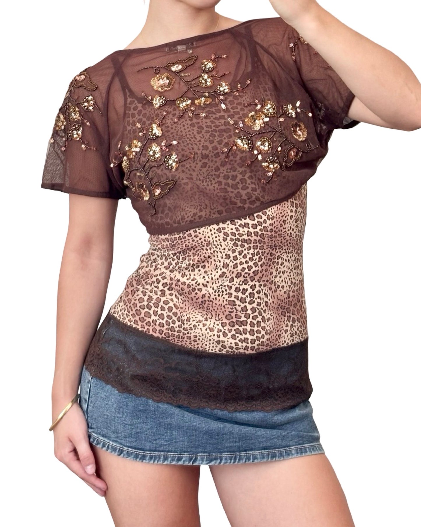 Flashback 00's Beaded Shrug | Size S/M