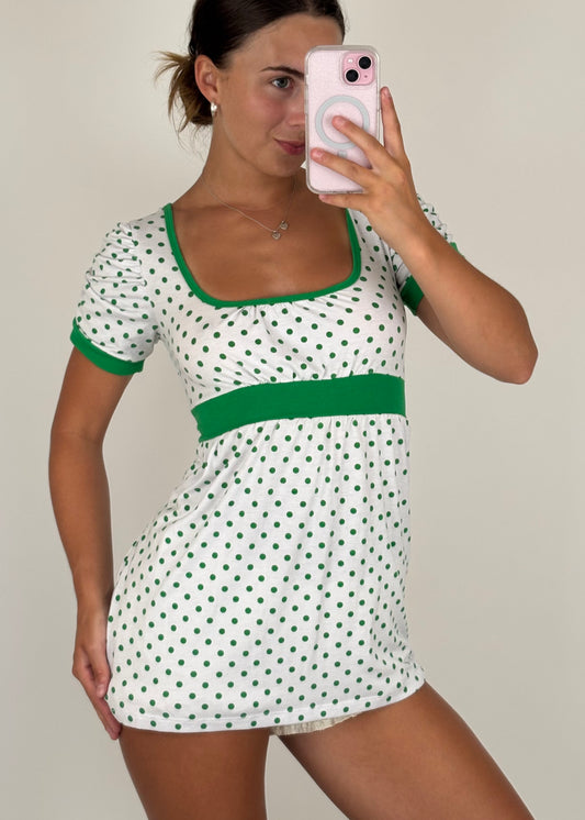 Macie Polka Dot Blouse | Size M