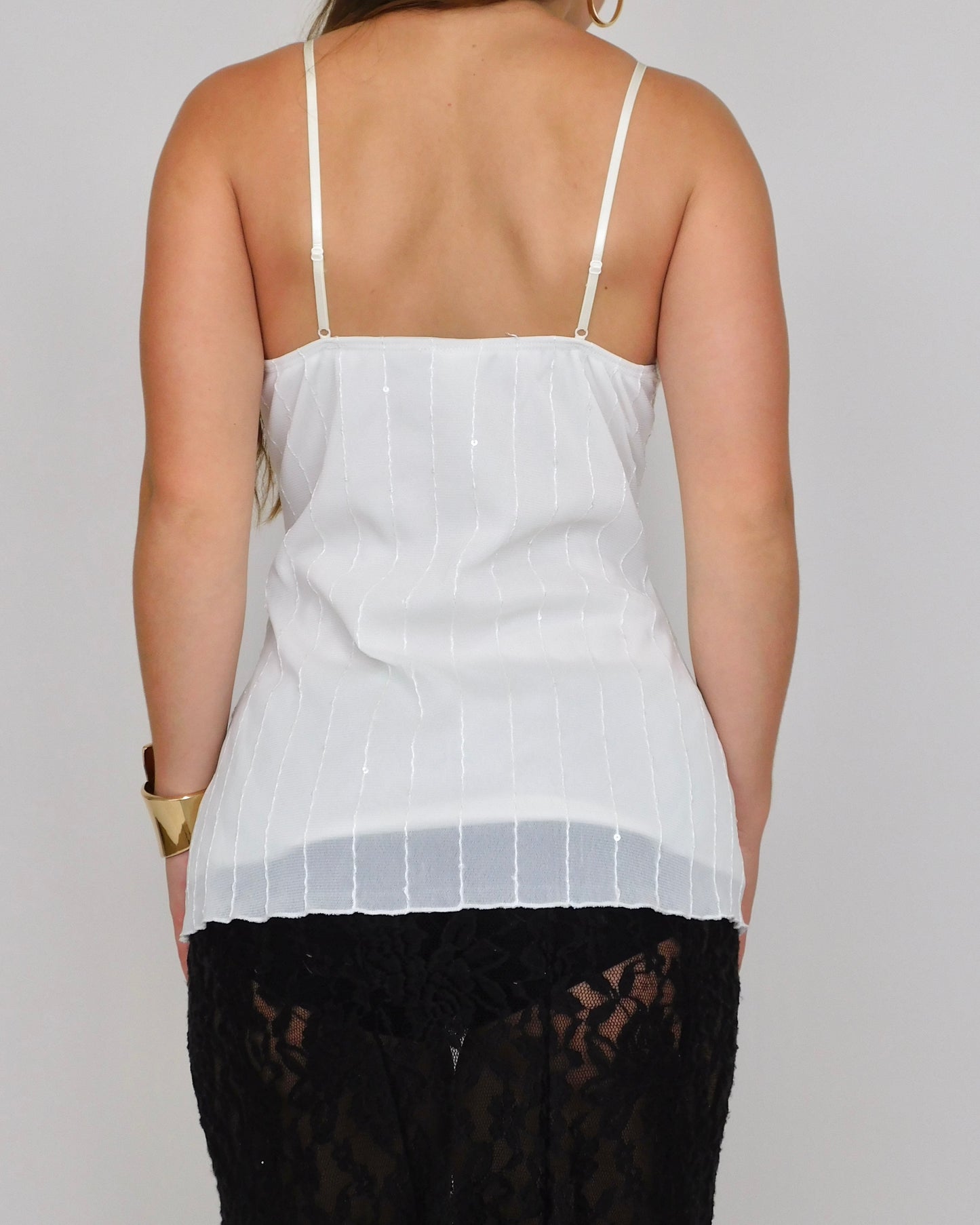 Vintage Vanity Lace Tank | Size M