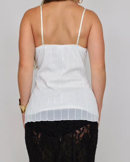 Vintage Vanity Lace Tank | Size M