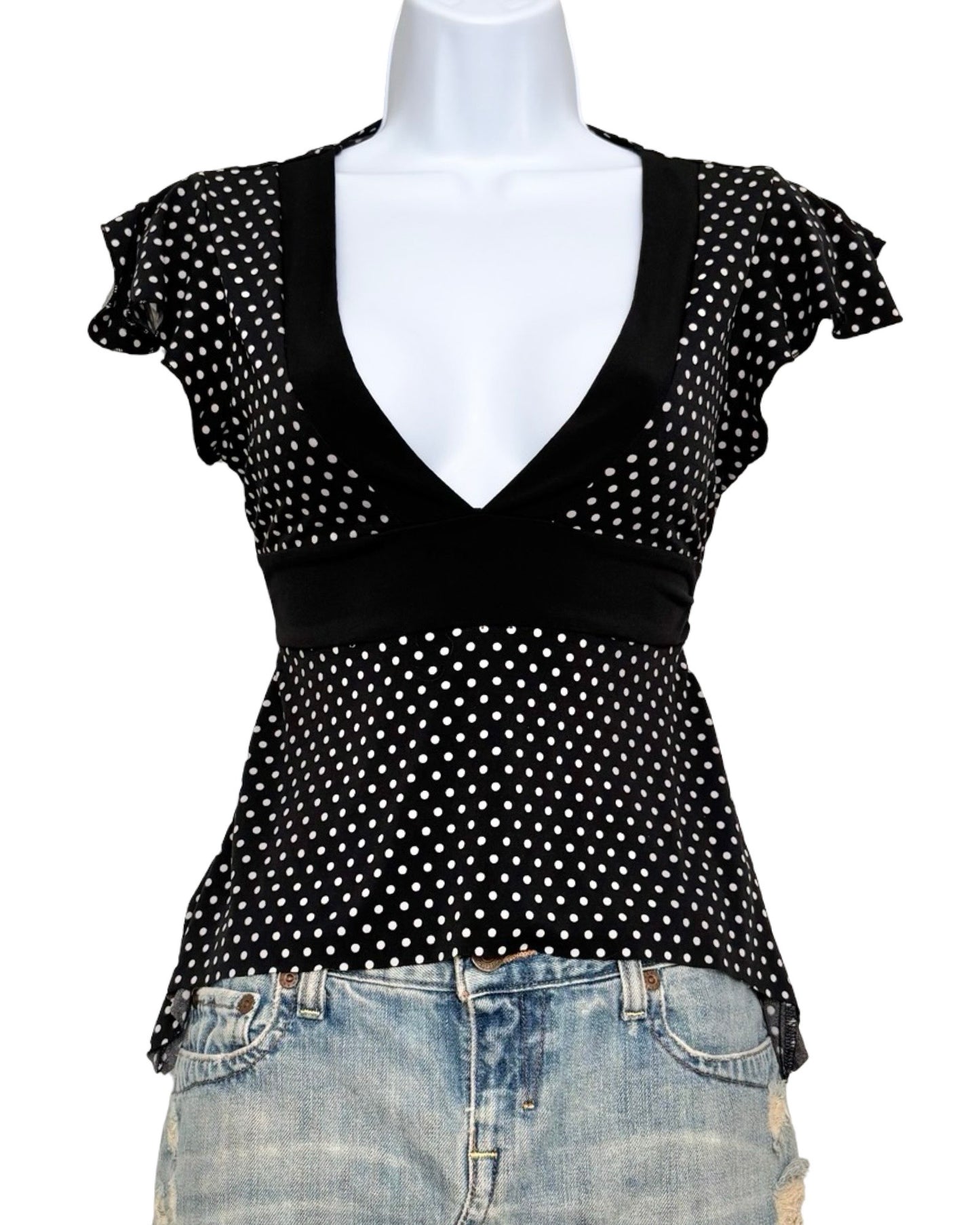 Speechless 00's Tie Back Top | Size XS