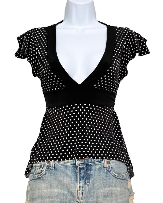 Speechless 00's Tie Back Top | Size XS