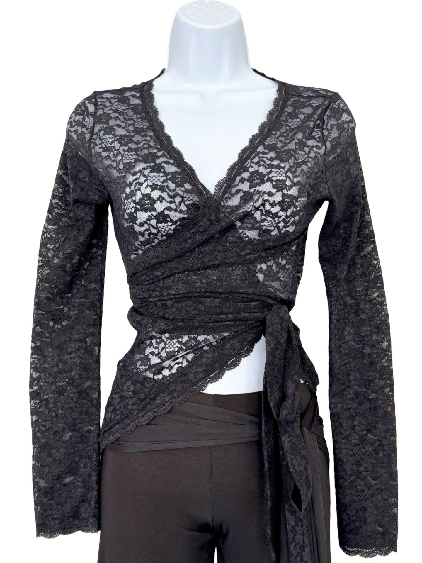 Victoria's Secret 00's Nylon Wrap Top | Size XS