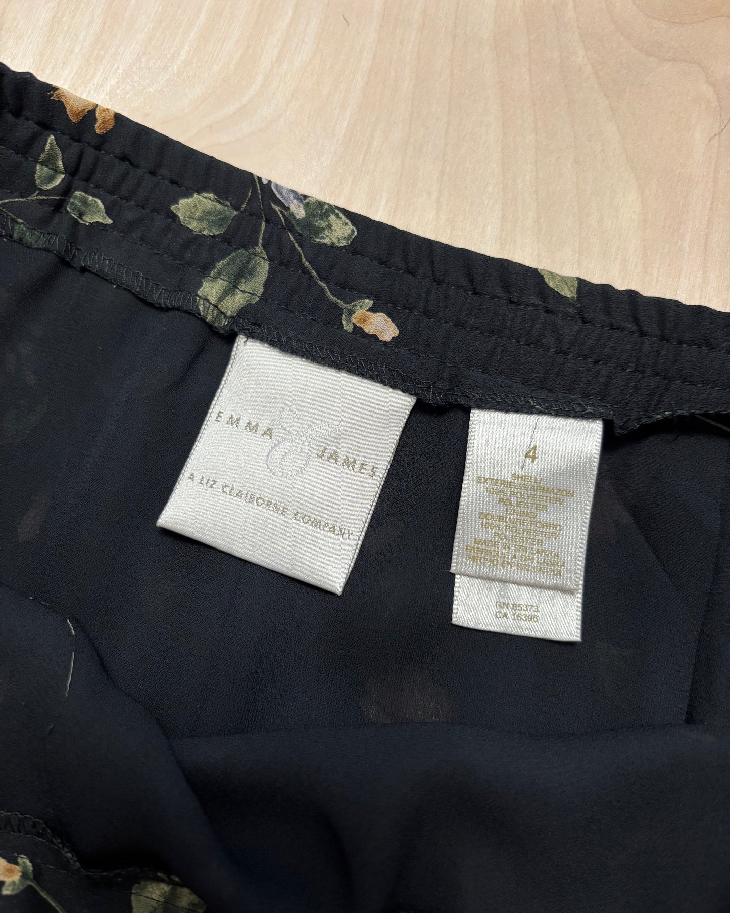 Floral 90’s Button Maxi Skirt | Size 27” waist