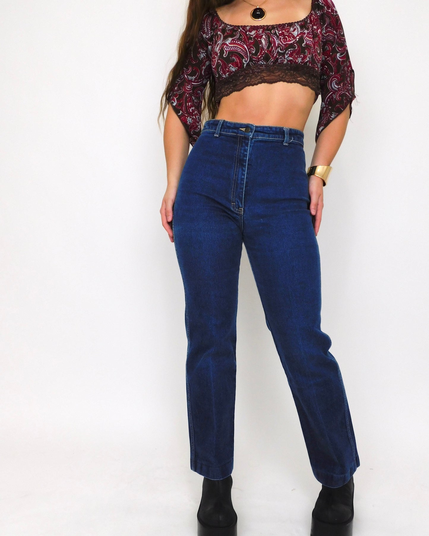 Straight Leg Jeans | 26” waist