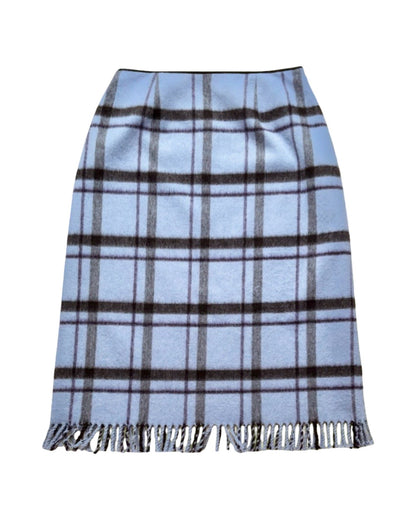 Kasper 90’s Plaid Midi Skirt | Size 27” waist
