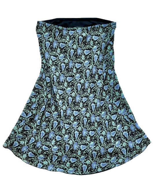 Blue 90’s Midi Skirt | Size 28” Waist