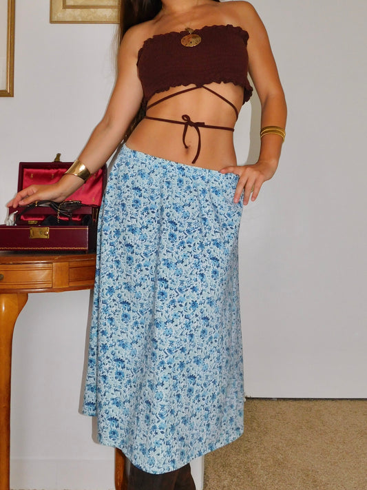 Missy Blue Midi | Size 26” waist