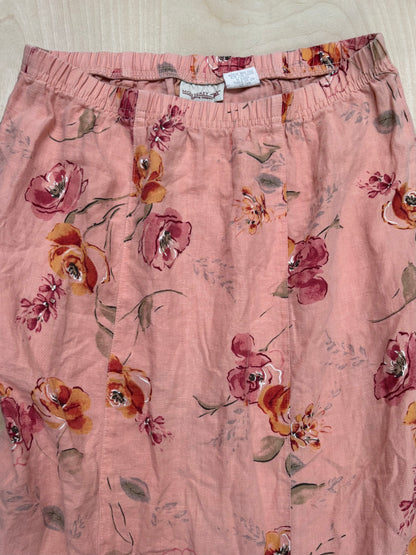 Pink 90’s Floral Maxi | 29” waist