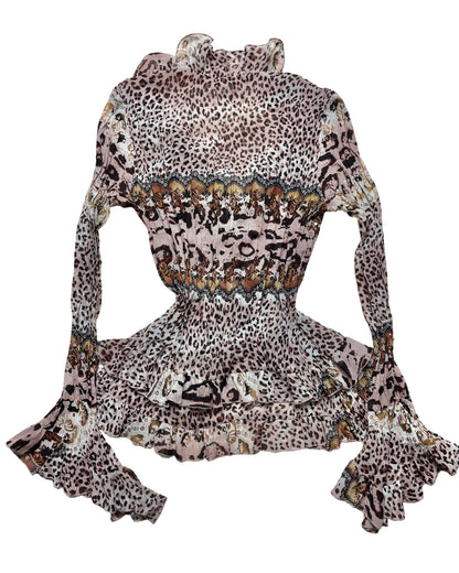 Mesh 90’s Button Down Top | Size S