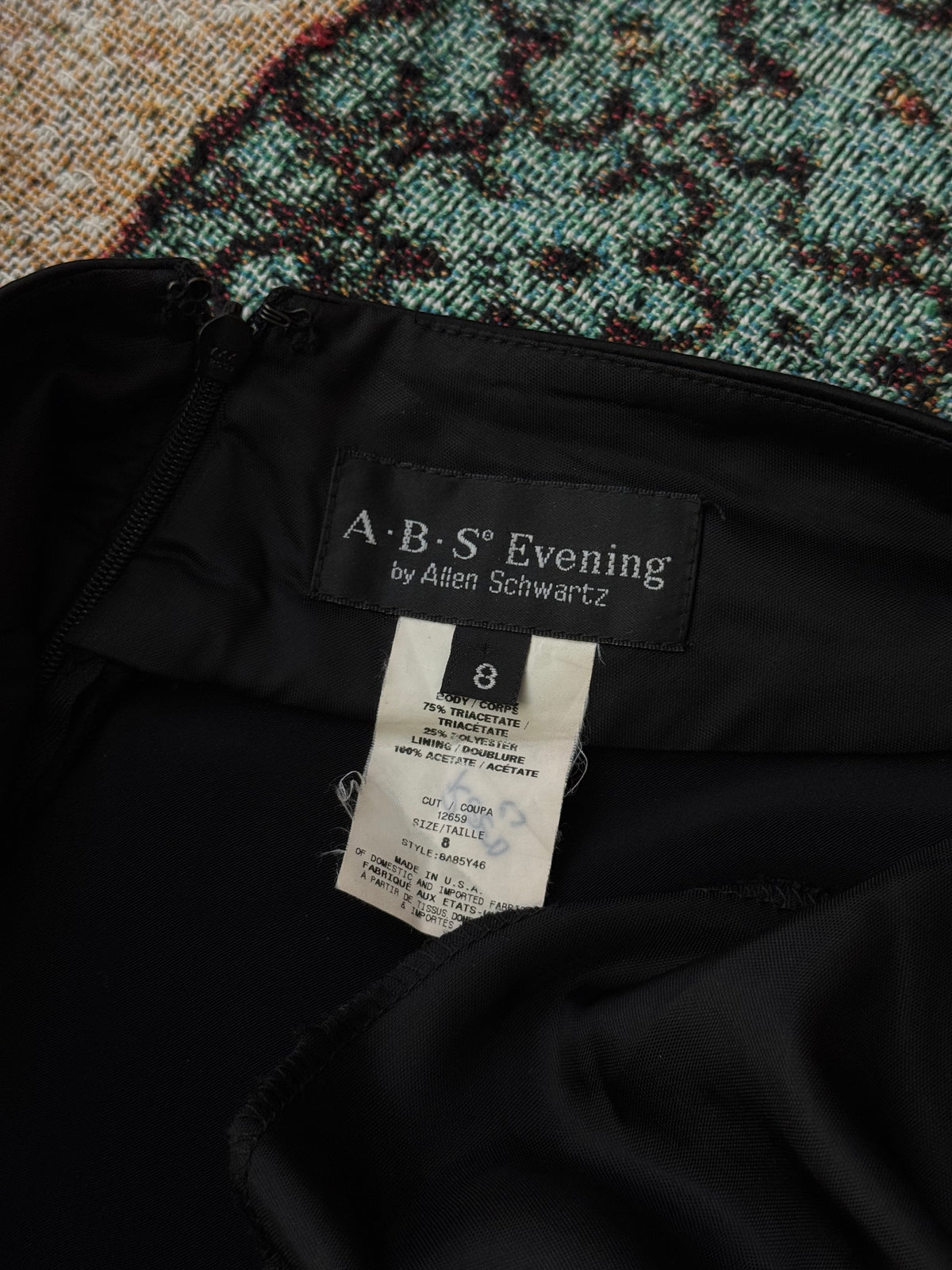 90's Drop Back Gown | Size 8
