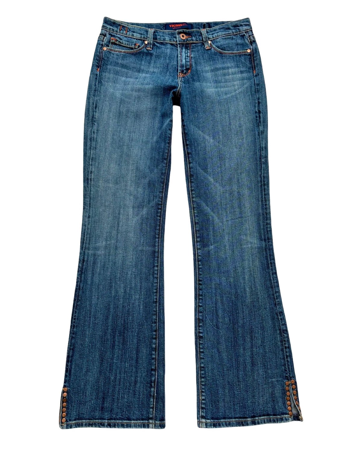 Vigoss 00's Embroidered Low Rise Jean | Size 32" Waist