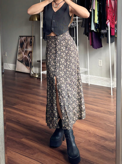 Express 90's Button Skirt | Size 24" Waist