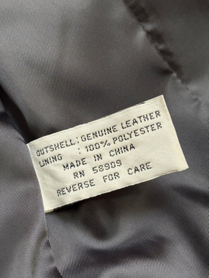 Preston & York 90’s Leather Blazer | Size PS
