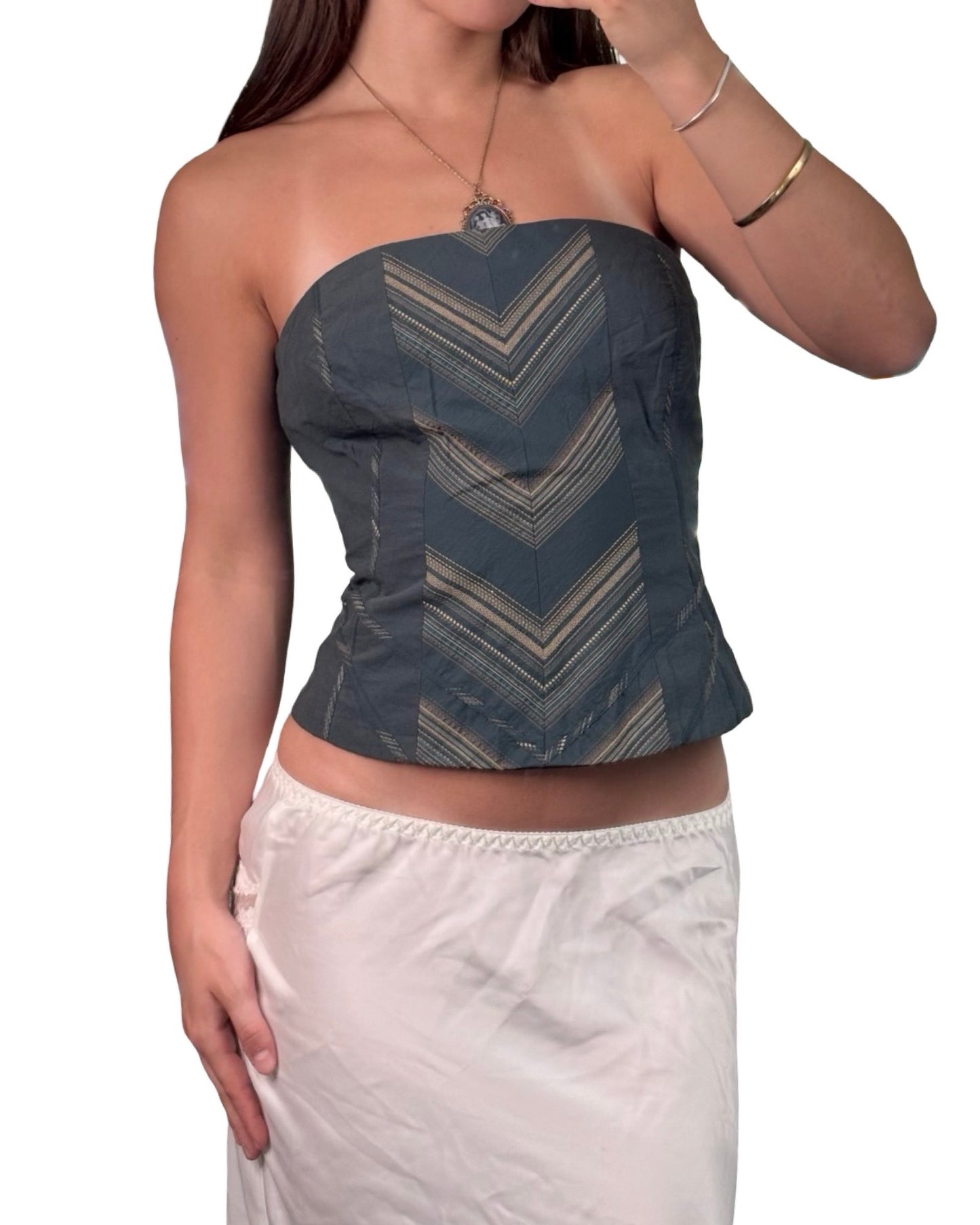 Printed 90's Corset | Size M
