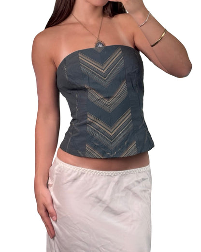 Printed 90's Corset | Size M