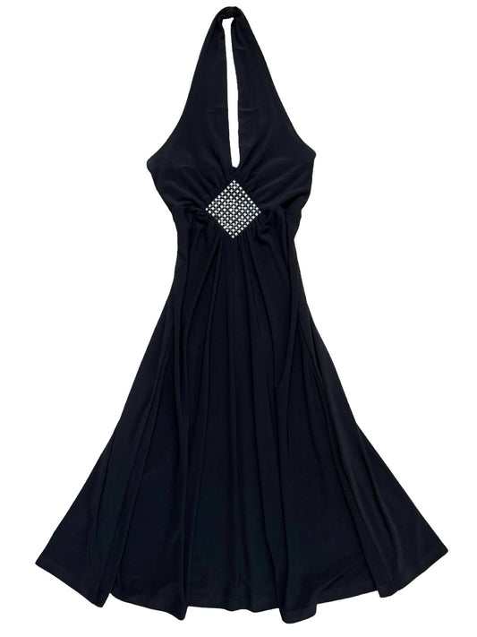 Embellished 00’s Halter Dress | Size M