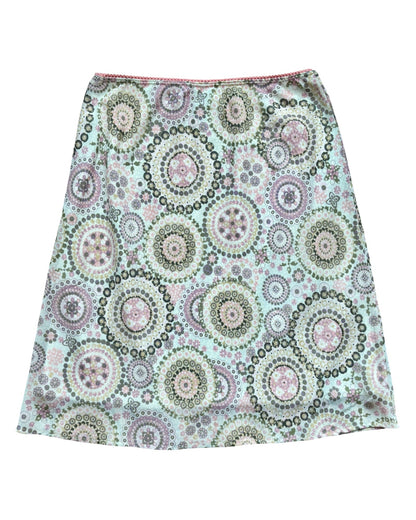 Geo 90’s Midi Skirt | Size 28” Waist