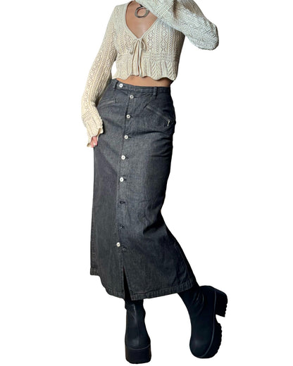 Liz Sport 90’s Jean Skirt | 26” Waist