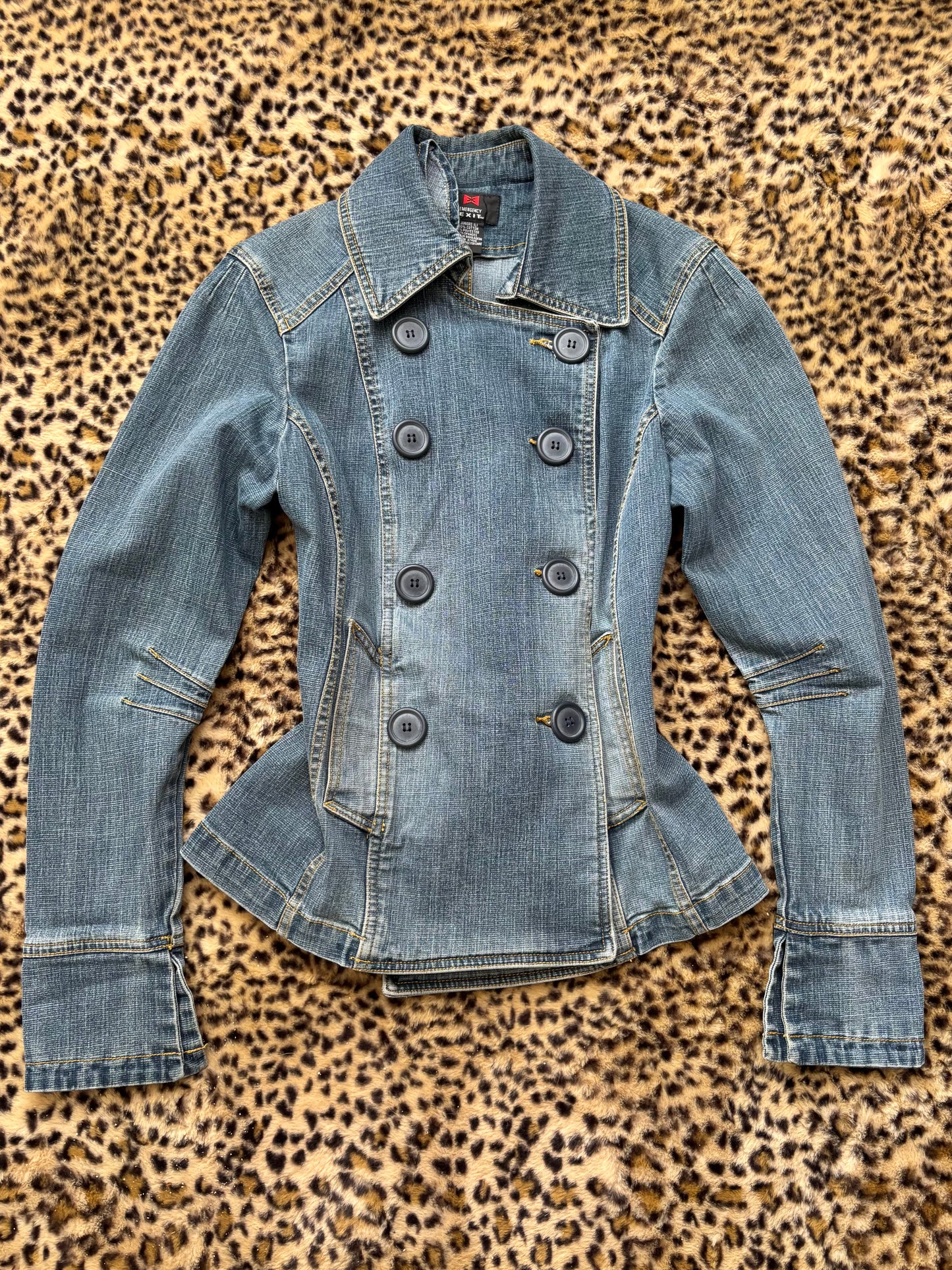 Emergency Exit 00's Denim Jacket | Size L