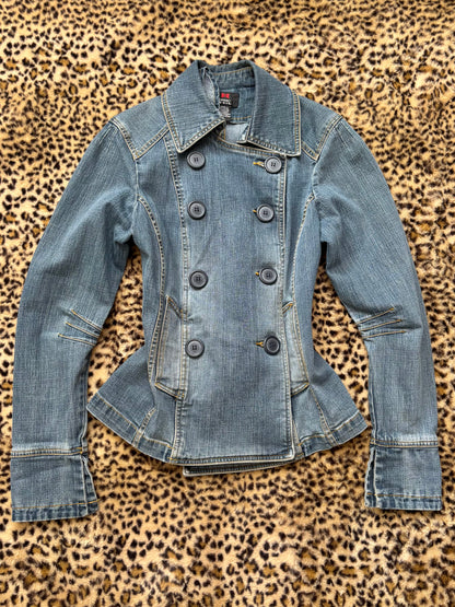 Emergency Exit 00's Denim Jacket | Size L