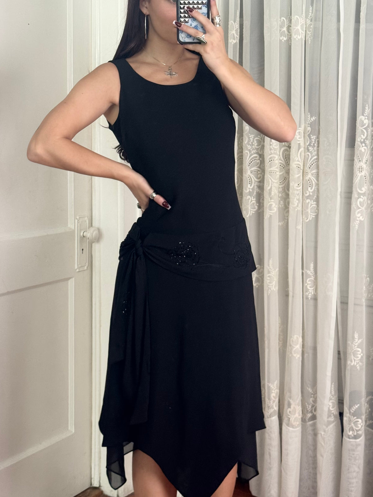 Y2K Beaded Dress | Size 6