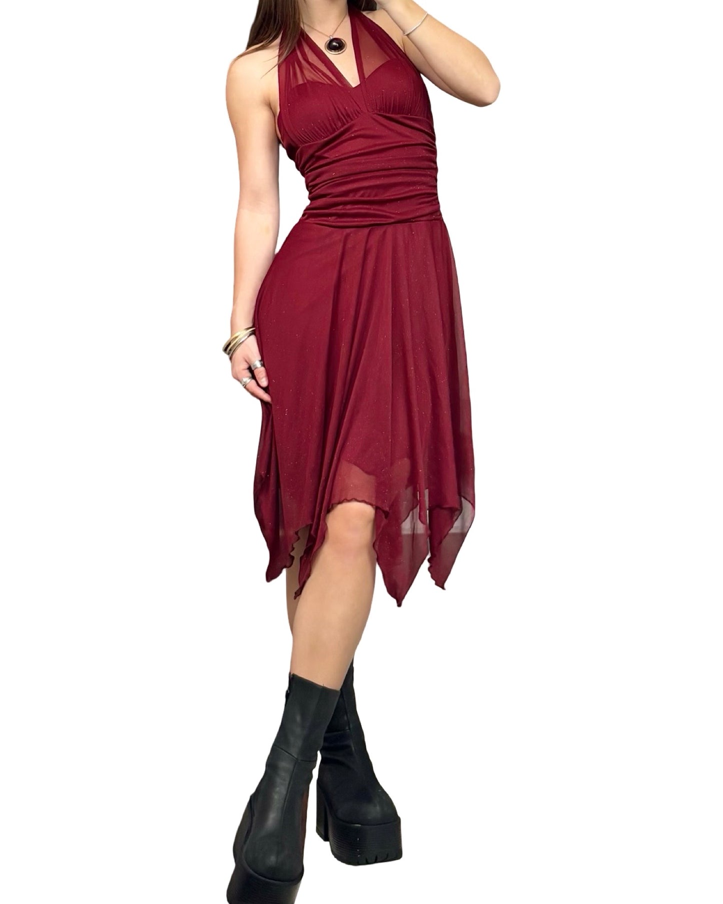 Speechless 00's Mesh Dress | Size S