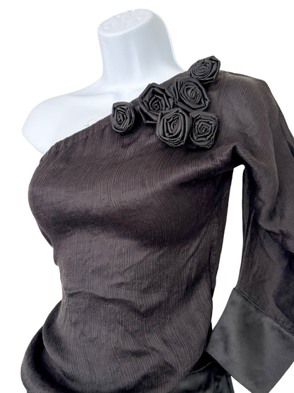 Bebe 00's Silk Slouch Top | Size M
