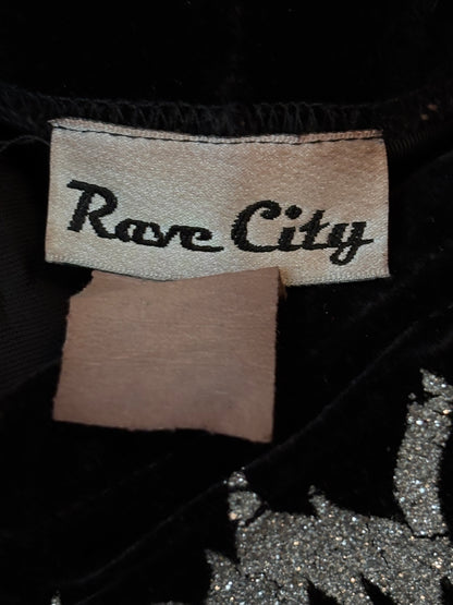 Rave City 90's Velvet Dress | Size M