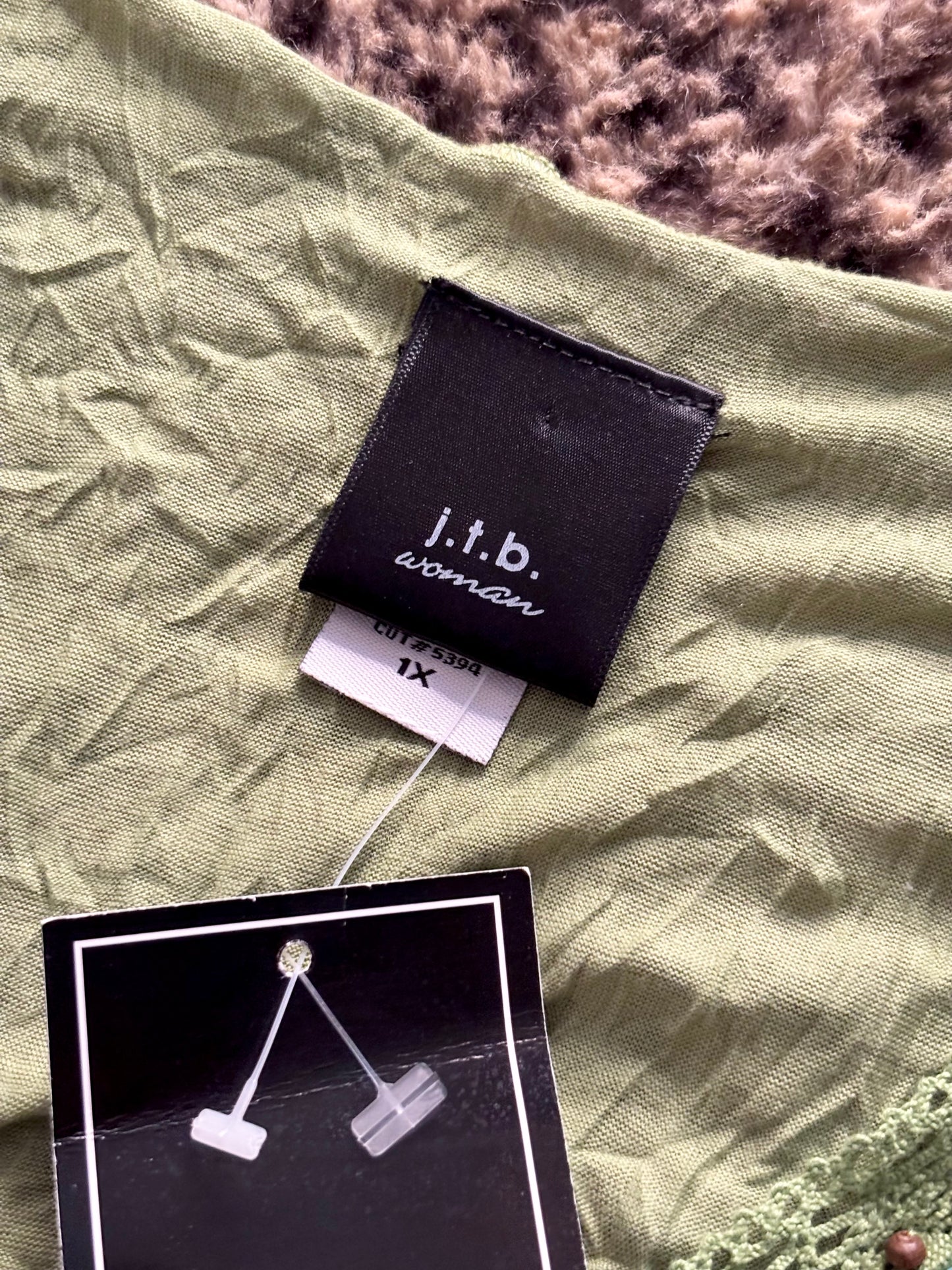 JTB 00's Tie Front Top | Size XL