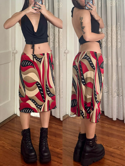 Y2K Midi Skirt | Size 26" Waist