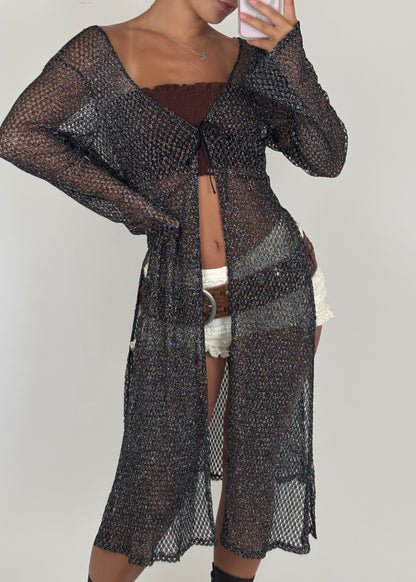 Misdemeanor Mesh Cardigan| Size L