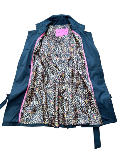 Betsy Johnson 00's Corset Back Trench | Size M