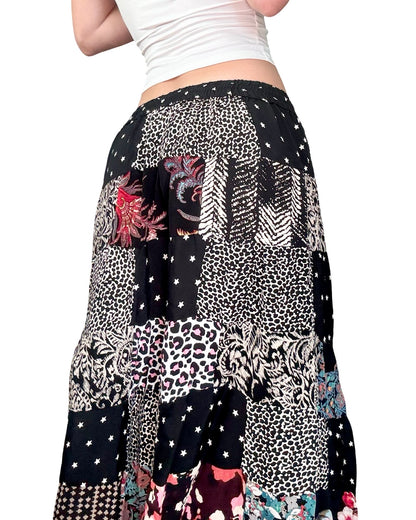 Jackpot 00's Patchwork Skirt | 26" Waist
