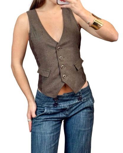 Old Navy 00's Lace Vest | Size S