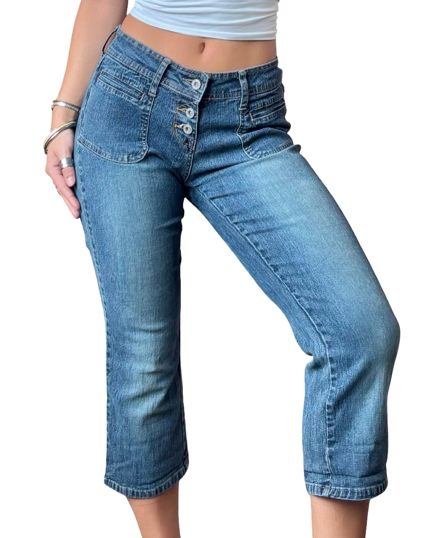 Angels 90’s Denim Capris | Size 28” waist