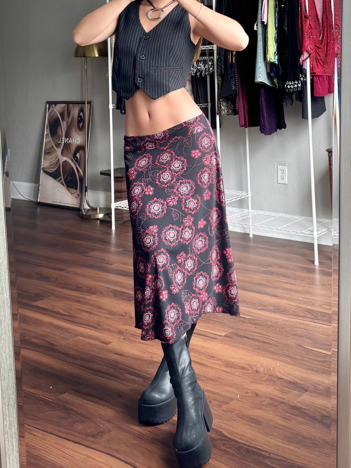 Loft 00's Printed Skirt | Size 30" Waist