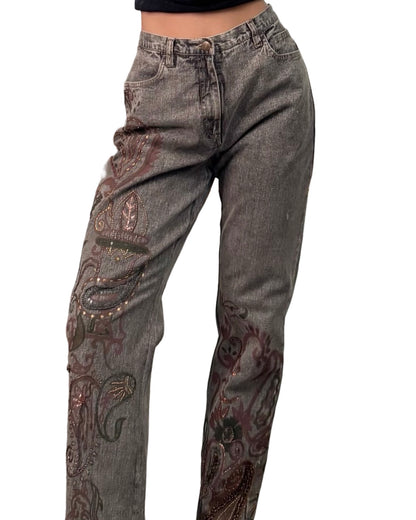 Chico's 00's Printed Jean | Size 32" Waist