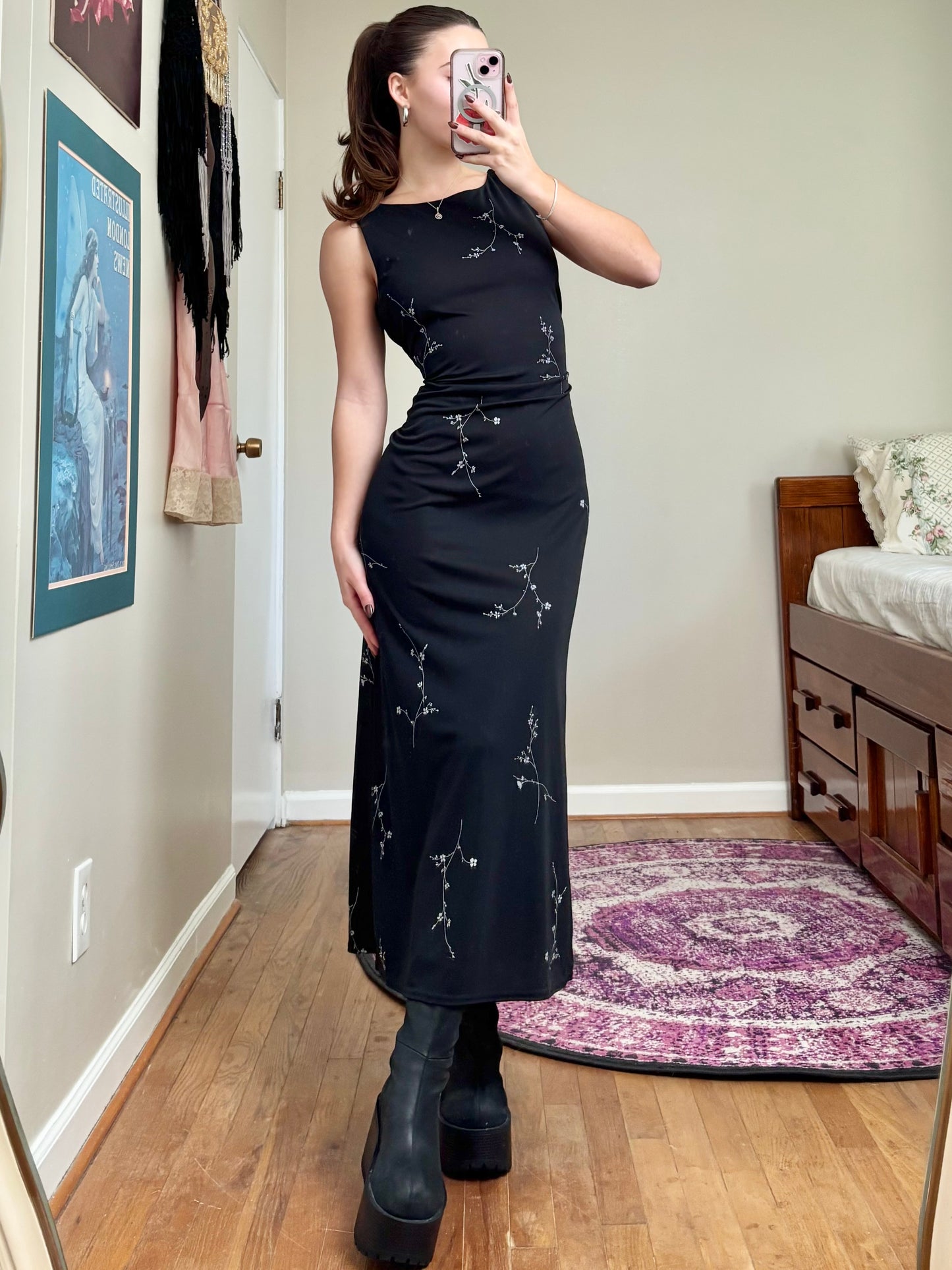 Jalate 90's Floral Dress | Size M/L