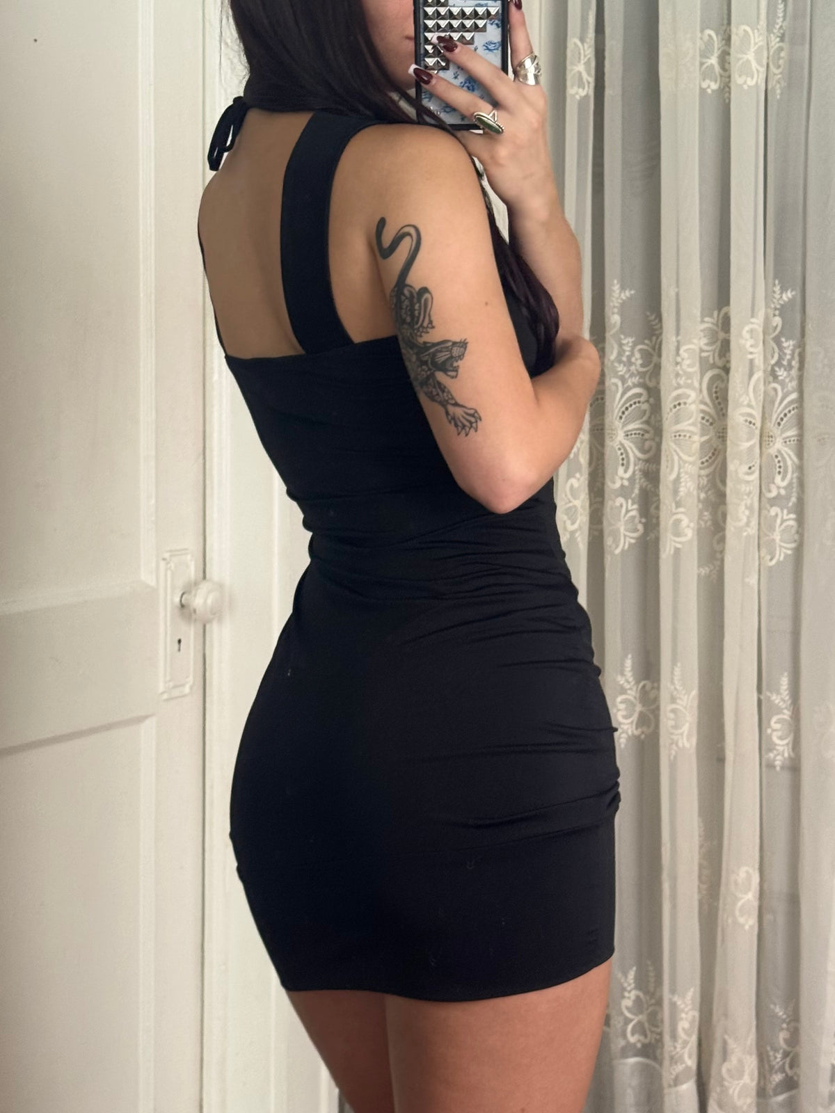 Y2K Ruched Dress | Size M